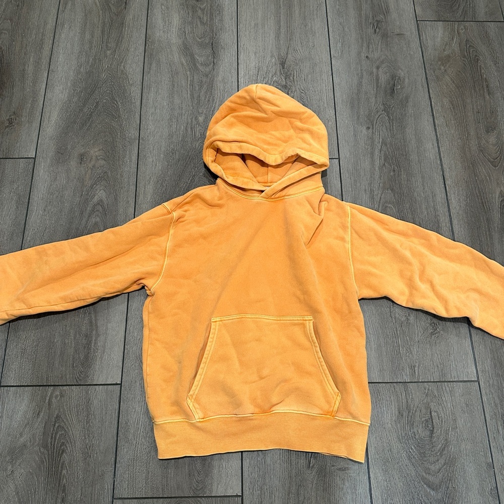 TNA Cozy Fleece Hoodie in Orange